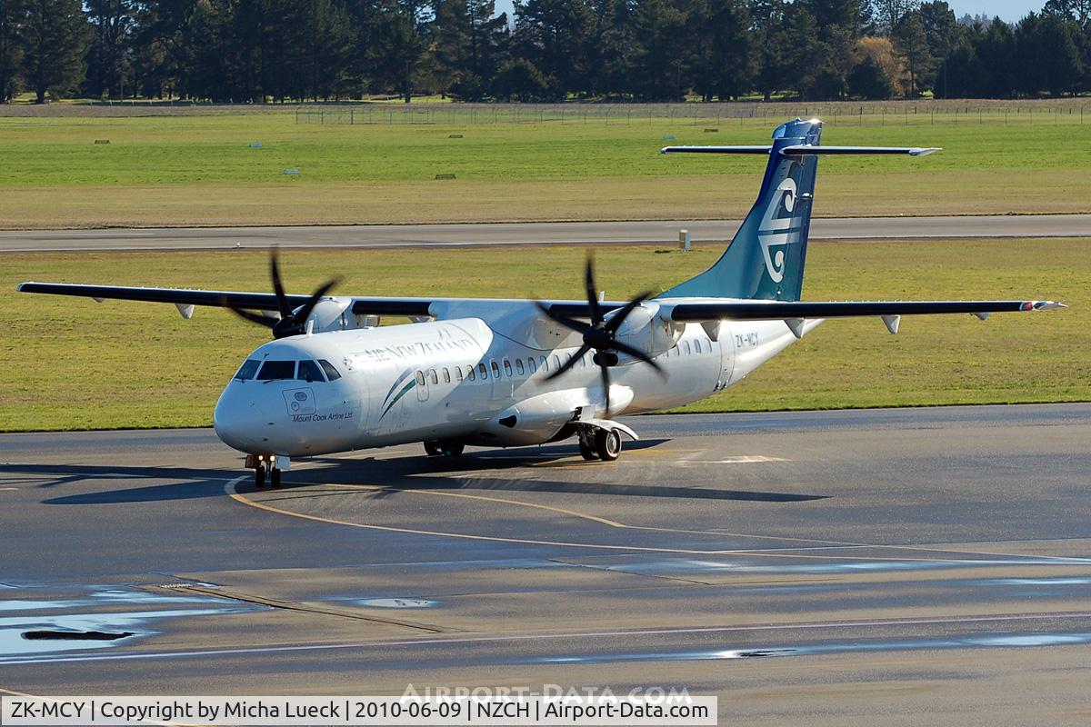 ZK-MCY, 2003 ATR 72-212A C/N 703, At Christchurch