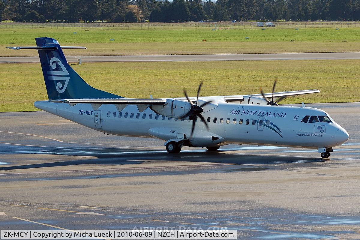 ZK-MCY, 2003 ATR 72-212A C/N 703, At Christchurch
