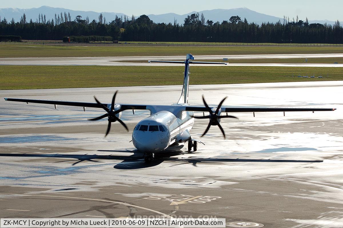 ZK-MCY, 2003 ATR 72-212A C/N 703, At Christchurch