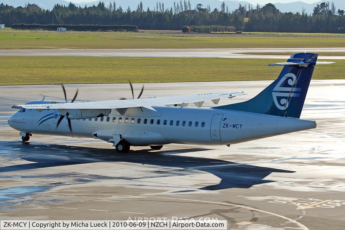 ZK-MCY, 2003 ATR 72-212A C/N 703, At Christchurch