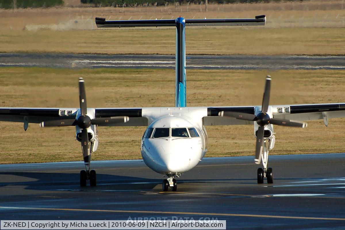 ZK-NED, 2005 De Havilland Canada DHC-8-311 Dash 8 C/N 617, At Christchurch