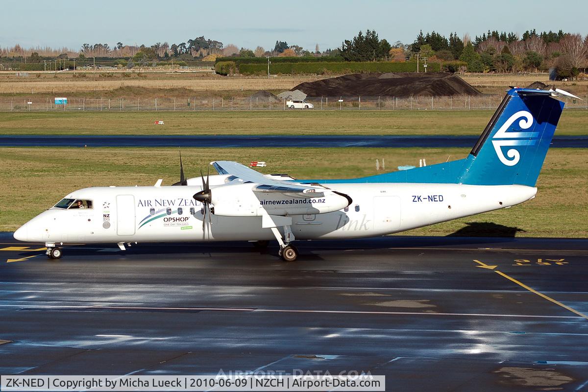 ZK-NED, 2005 De Havilland Canada DHC-8-311 Dash 8 C/N 617, At Christchurch