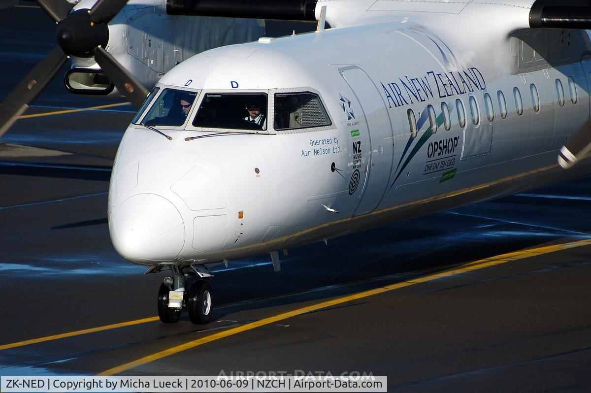 ZK-NED, 2005 De Havilland Canada DHC-8-311 Dash 8 C/N 617, At Christchurch