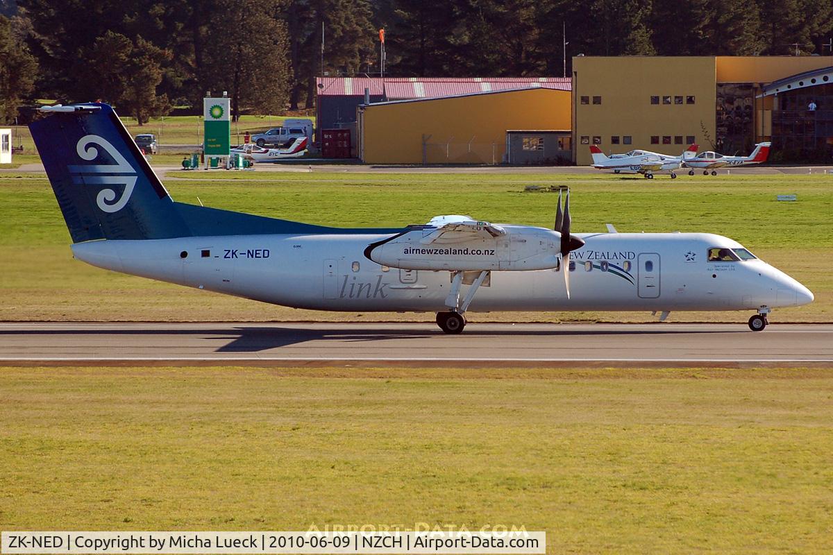 ZK-NED, 2005 De Havilland Canada DHC-8-311 Dash 8 C/N 617, At Christchurch