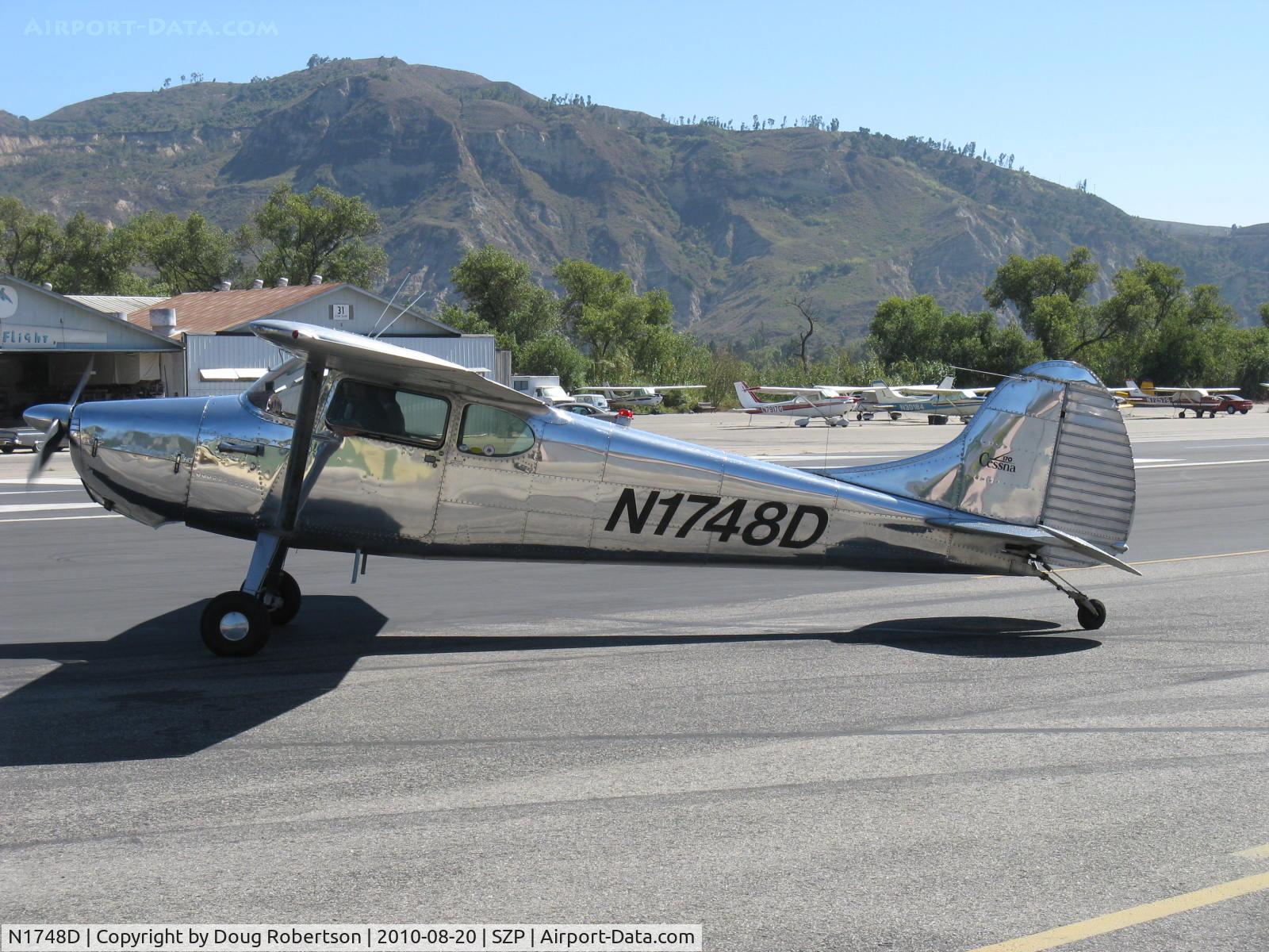 N1748D, 1951 Cessna 170A C/N 20191, 1951 Cessna 170A, Continental C145 145 Hp, holding short 22