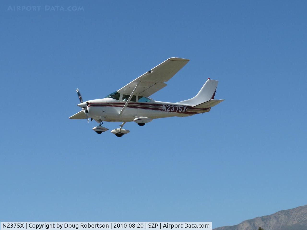 N2375X, 1965 Cessna 182H Skylane C/N 18256275, 1965 Cessna 1965 Cessna 182H SKYLANE, Continental O-470-S 230 Hp, on final Rwy 22