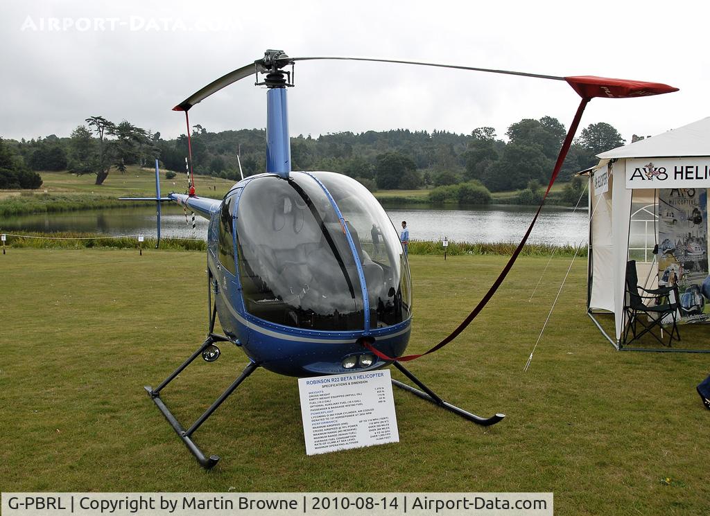 G-PBRL, 2006 Robinson R22 Beta II C/N 4053, Shot at Leeds Castle, Kent. England