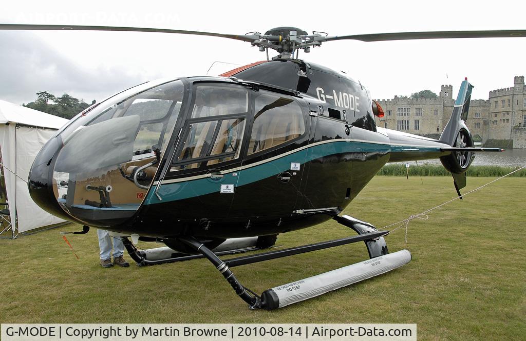 G-MODE, 2002 Eurocopter EC-120B Colibri C/N 1295, Shot at Leeds Castle, Kent. England.