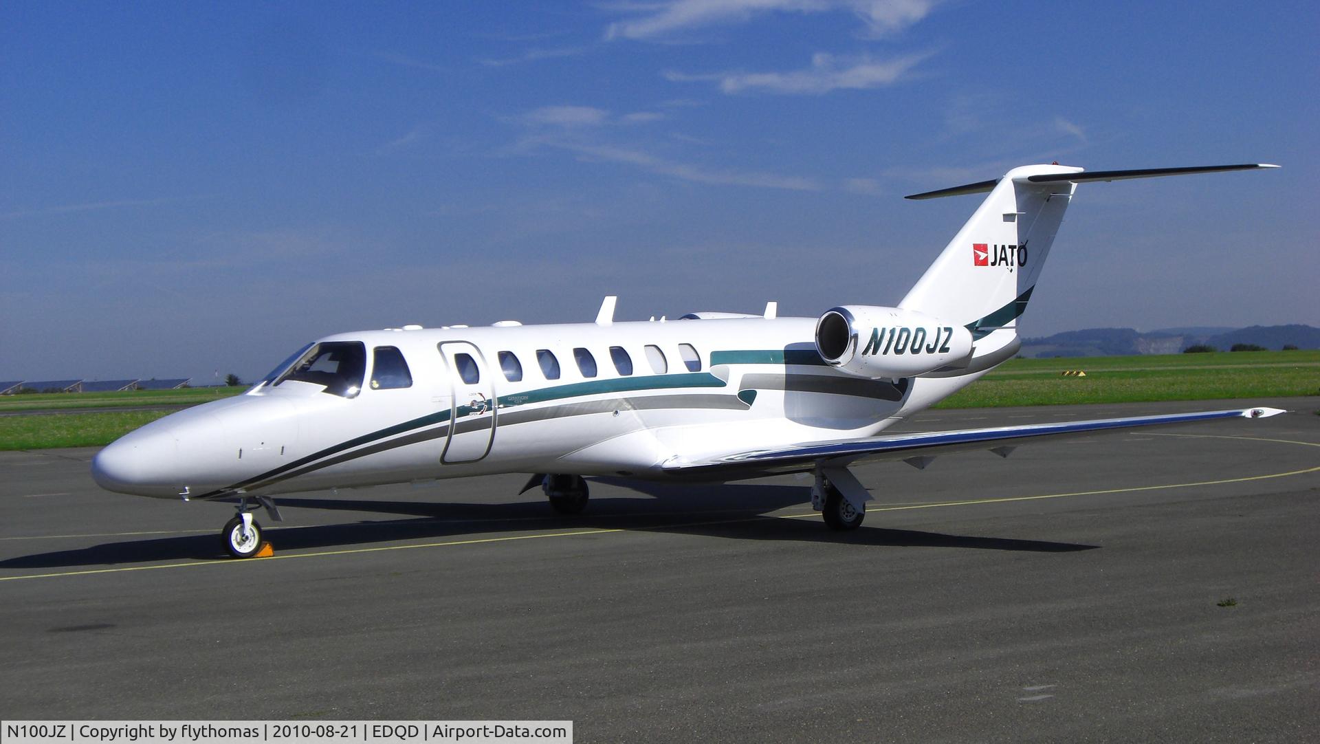N100JZ, 2006 Cessna 525B CitationJet CJ3 C/N 525B-0095, N100JZ Bayreuth Airport