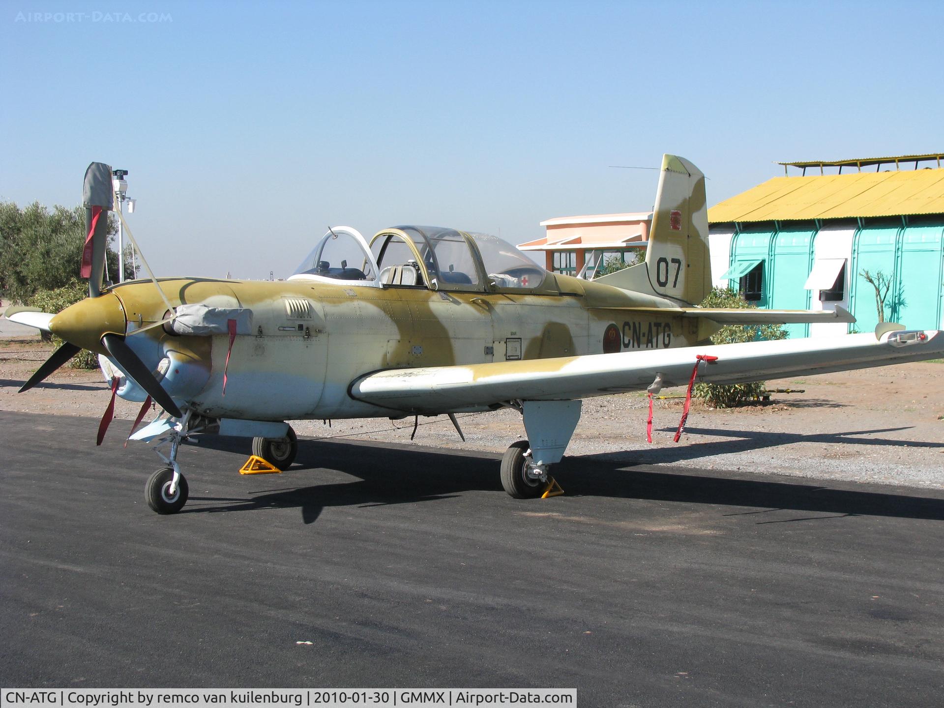 CN-ATG, 1977 Beech T-34C-1 Turbo Mentor C/N GM-8, AEROEXPO Marrakech 2010