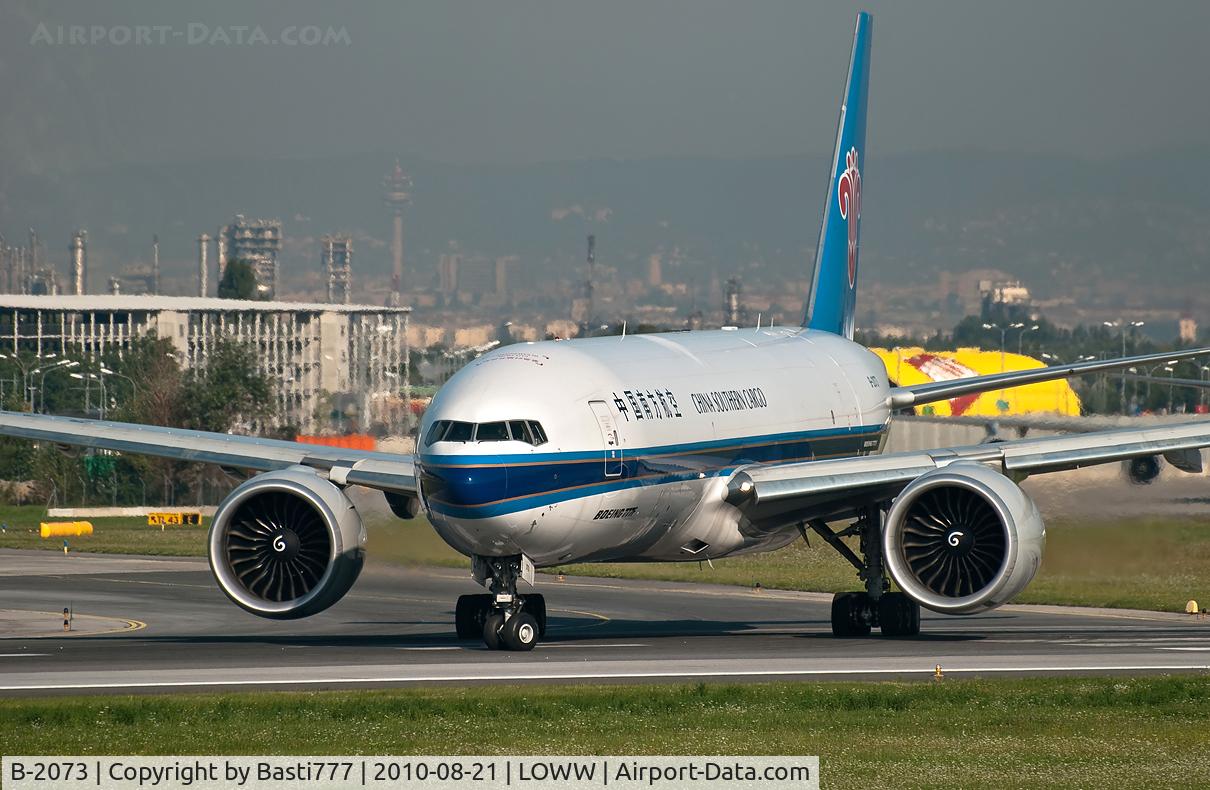 B-2073, 2009 Boeing 777-F1B C/N 37311, China Southern Cargo at Vienna