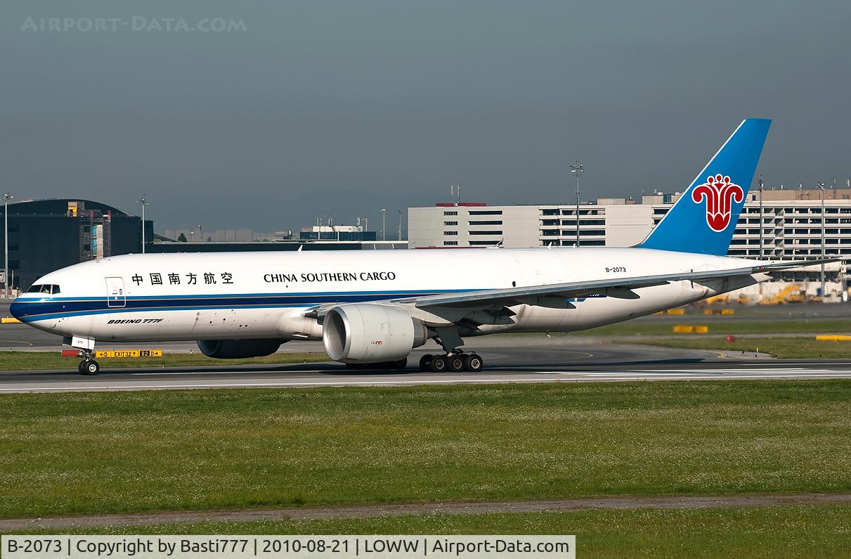 B-2073, 2009 Boeing 777-F1B C/N 37311, China Southern Cargo at Vienna