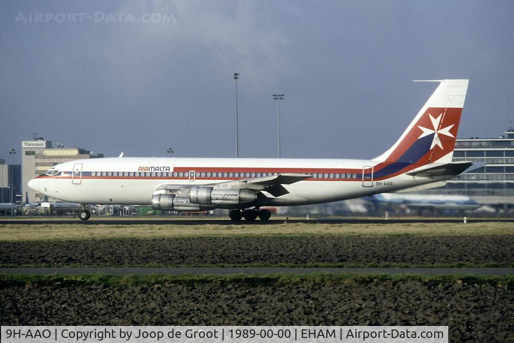 9H-AAO, 1965 Boeing 720-047B C/N 18829, last year of passenger service with this classic