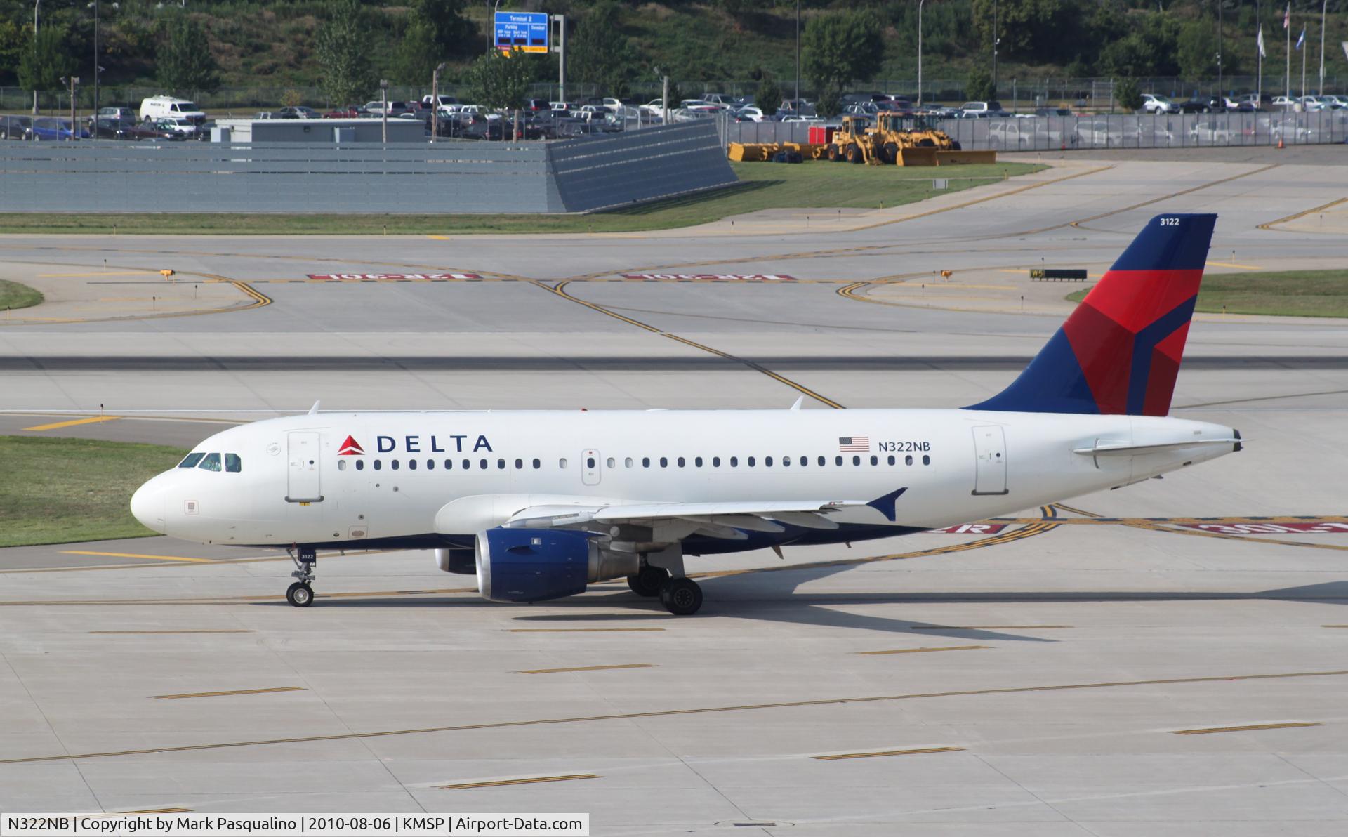 N322NB, 2001 Airbus A319-114 C/N 1434, Airbus A319