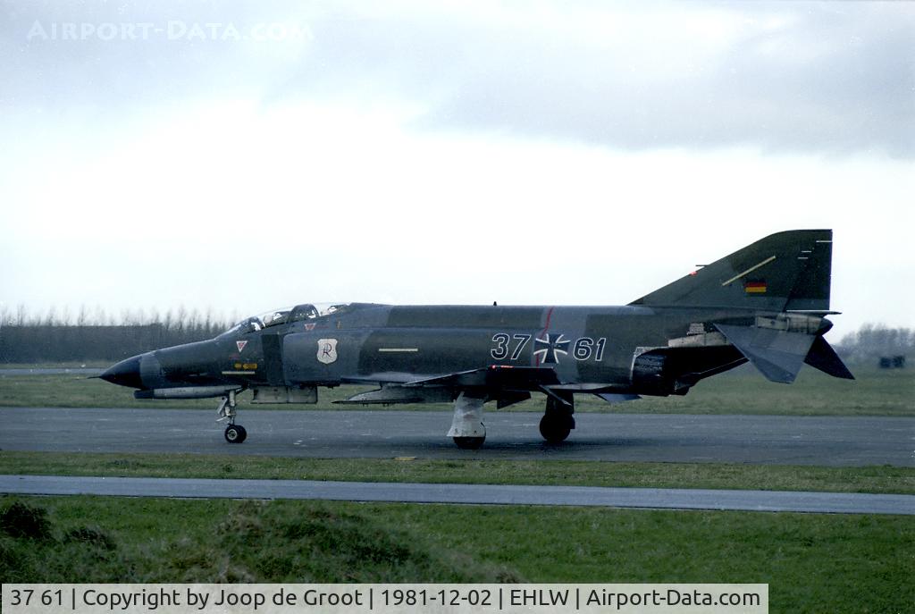 37 61, 1972 McDonnell Douglas F-4F Phantom II C/N 4497, these large serials disappeared during the early eighties.