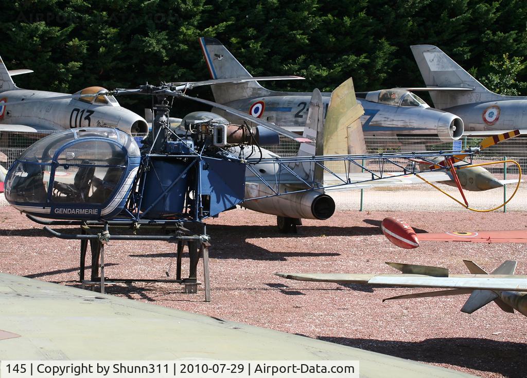 145, Sud SE-3130 Alouette II C/N 1247, French Police SE.3130 Alouette II Preserved inside Savigny-les-Beaune Museum