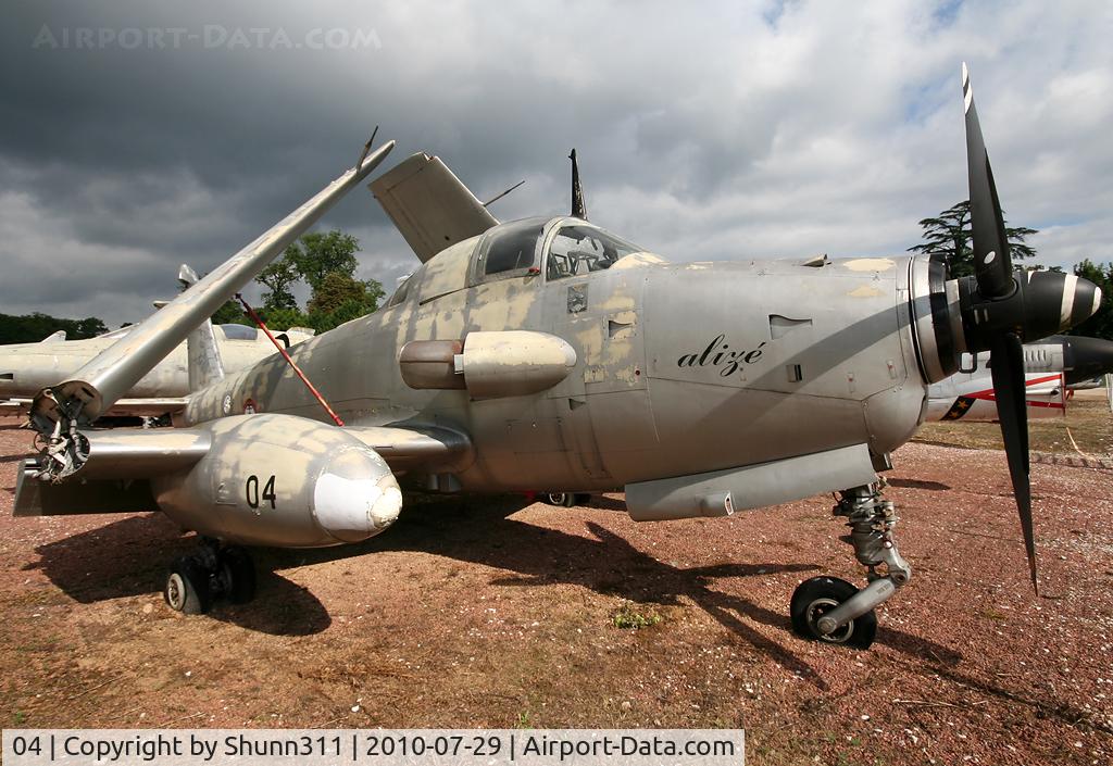 04, Breguet Br.1050 Alize C/N 04, French Navy Breguet Alize preserved inside Savigny-les-Beaune Museum