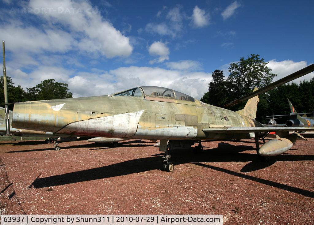 63937, 1956 North American F-100F Super Sabre C/N 243-213, S/n 243-213 - French Air Force F-100F preserved inside Savigny-les-Beaune Museum...