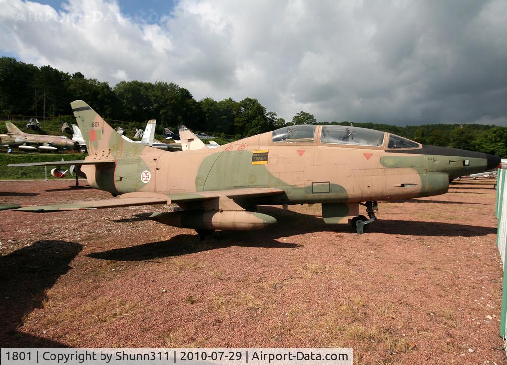 1801, Fiat G-91T/3 C/N 91-2-0003, S/n 0003 - Portugal Air Force Fiat G.91T preserved inside Savigny-les-Beaune Museum...