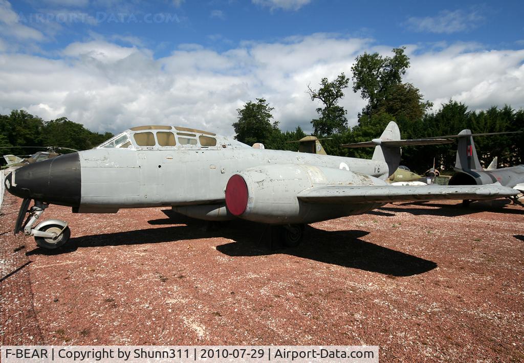F-BEAR, Gloster Meteor T.7 C/N G-7133, French Air Force Gloster Meteor T.7 preserved inside Savigny-les-Beaune Museum...