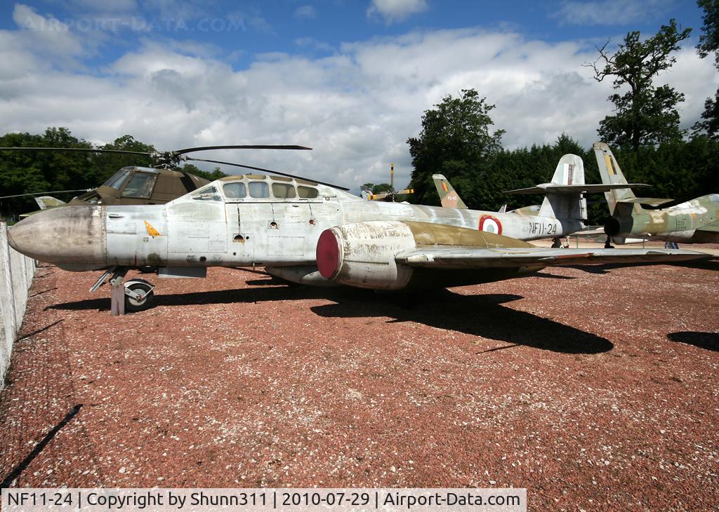 NF11-24, Gloster Meteor NF.11 C/N Not found NF11-24, French Air Force Gloster Meteor NF11 preserved inside Savigny-les-Beaune Museum...