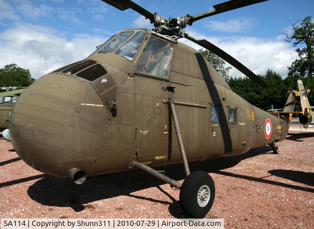 SA114, Sikorsky H-34A Choctaw C/N SA114, S/n SA114 - French Air Force H-34A preserved inside Savigny-les-Beaune Museum...