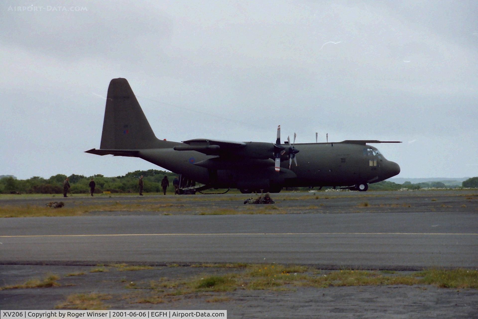 XV206, Lockheed C-130K Hercules C.1 C/N 382-4231, Hercules on a seize and hold exercise with elements of 2 Squadron RAF Regiment.