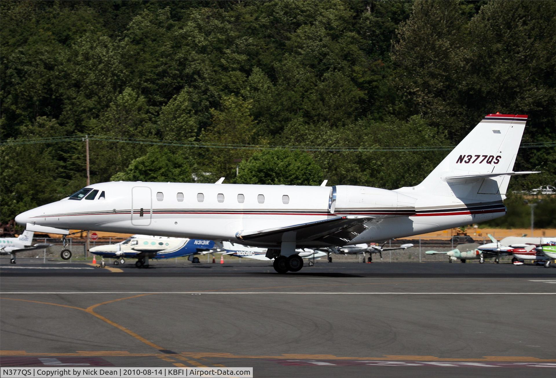 N377QS, 2008 Cessna 680 Citation Sovereign C/N 680-0187, KBFI