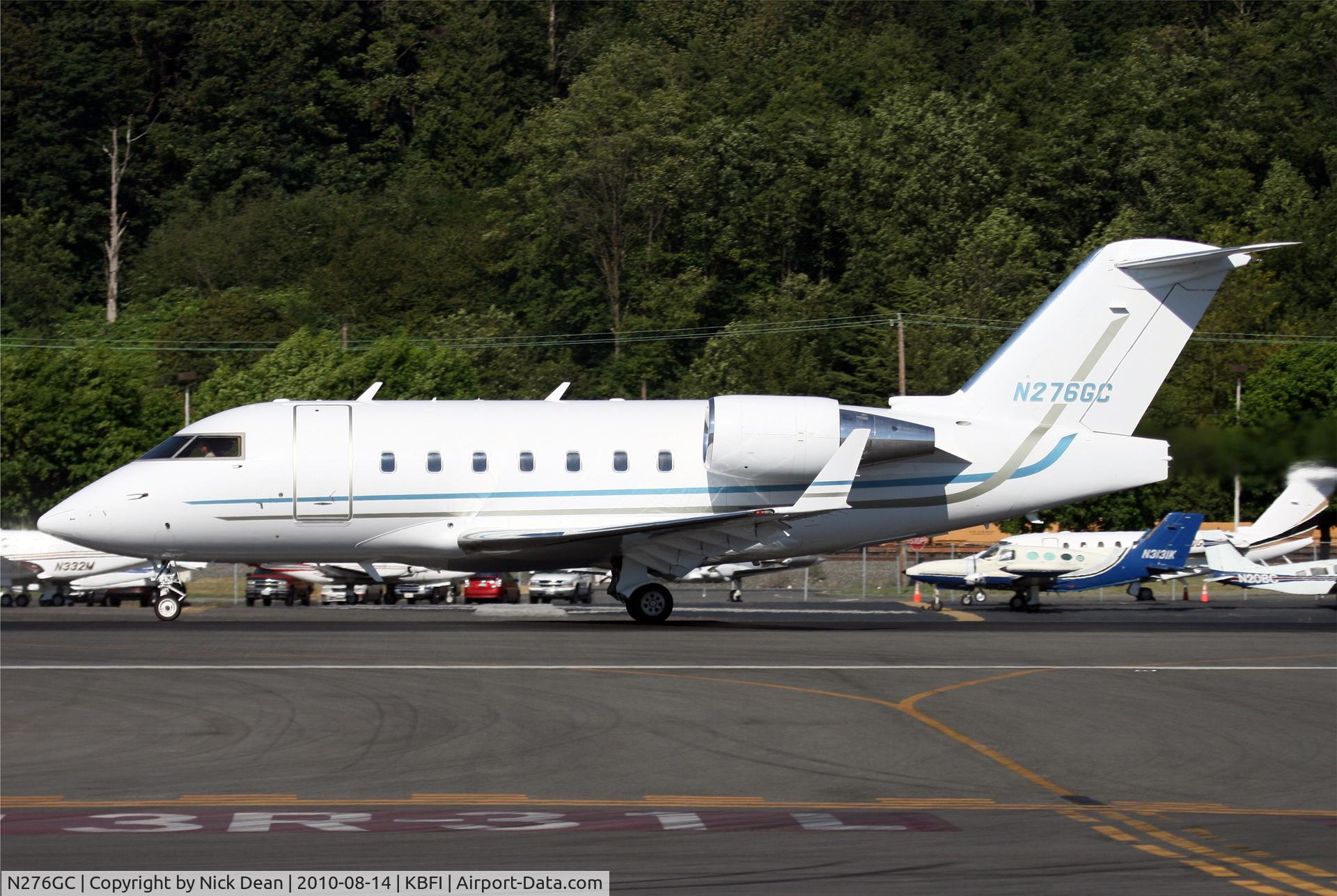 N276GC, 1999 Bombardier Challenger 604 (CL-600-2B16) C/N 5431, KBFI