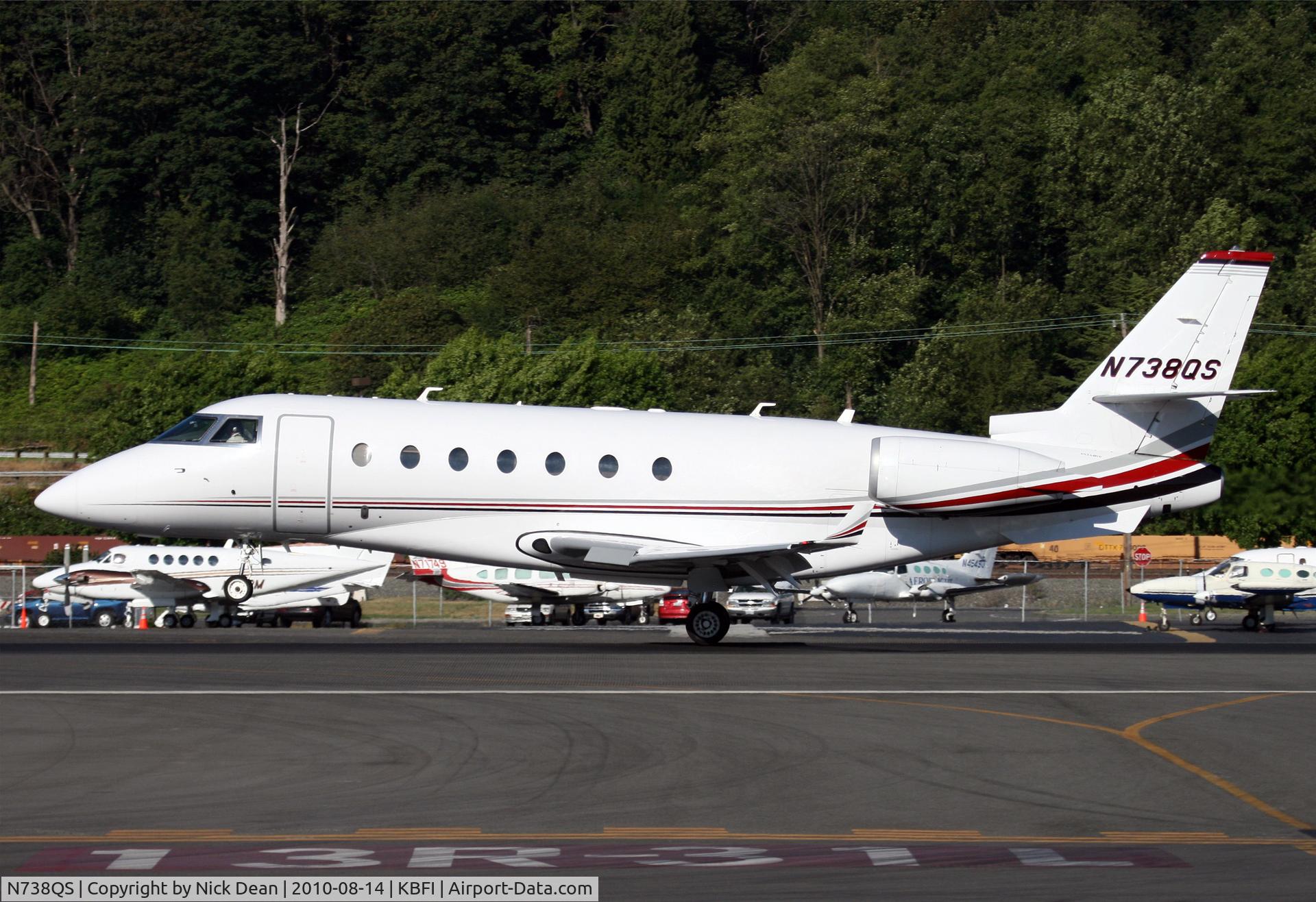 N738QS, 2008 Israel Aerospace Industries Gulfstream 200 C/N 204, KBFI