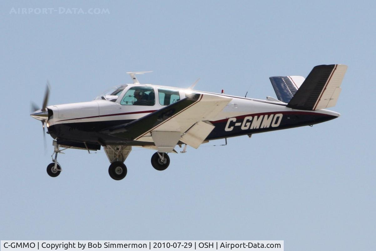 C-GMMO, 1970 Beech V35B Bonanza C/N D-9111, Arriving at Airventure 2010 - Oshkosh, Wisconsin