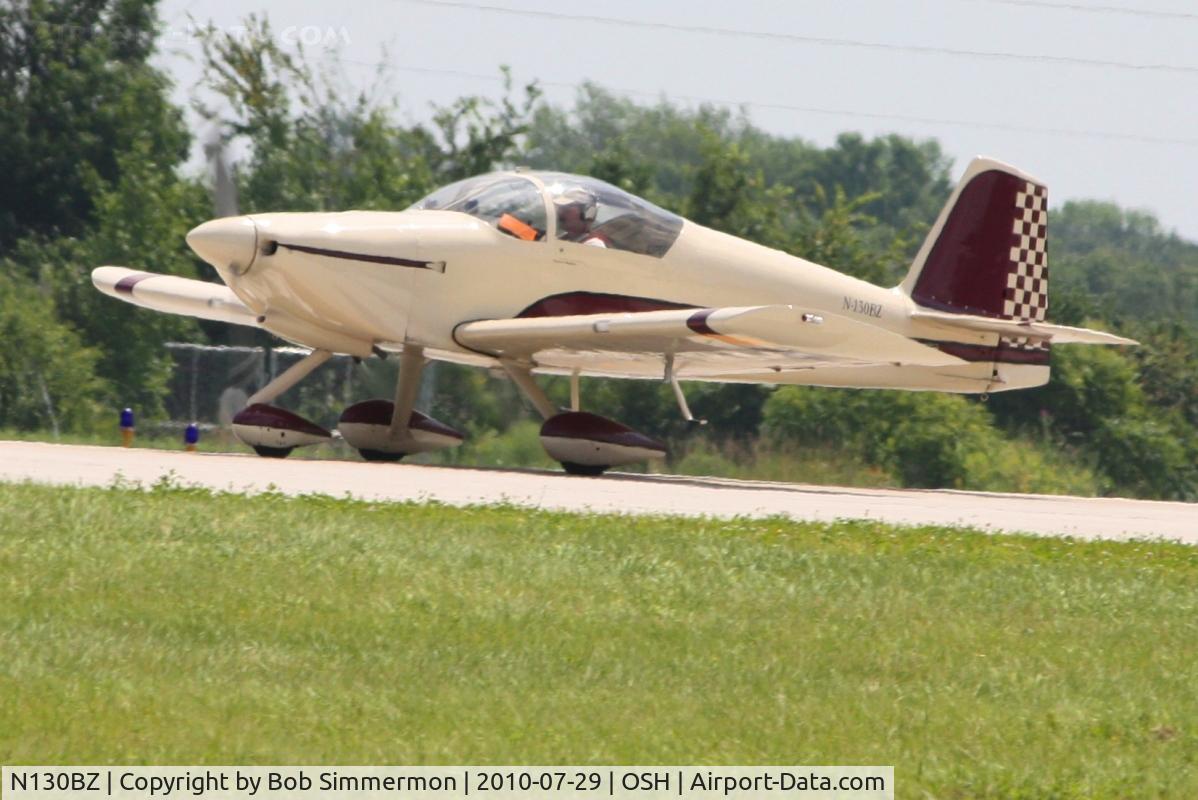N130BZ, 2002 Vans RV-6A C/N 21316, Departing Airventure 2010 - Oshkosh, Wisconsin