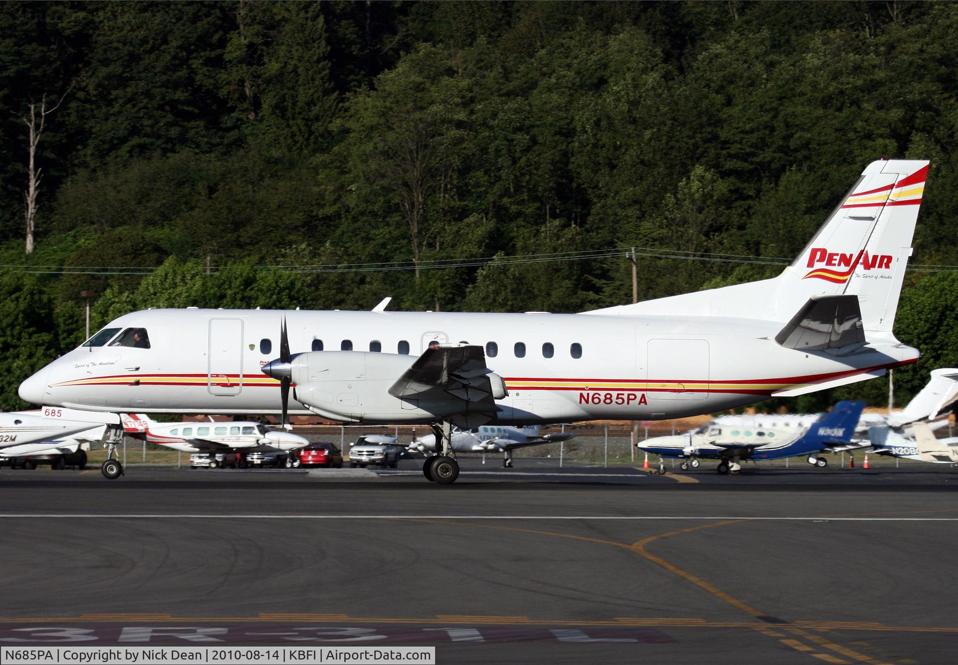 N685PA, 1988 Saab 340B C/N 340B-212, KBFI