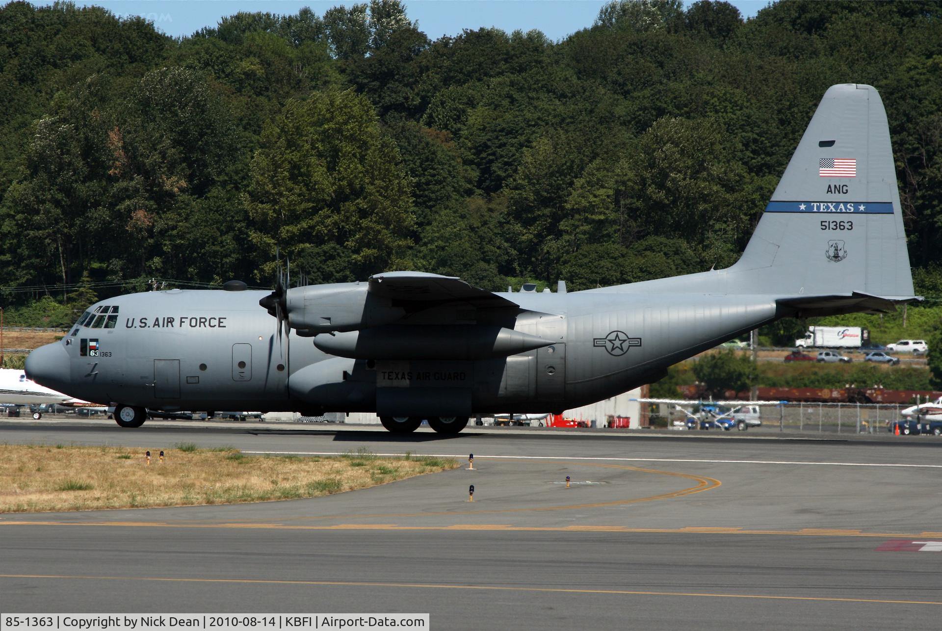 85-1363, 1985 Lockheed C-130H Hercules C/N 382-5075, KBFI