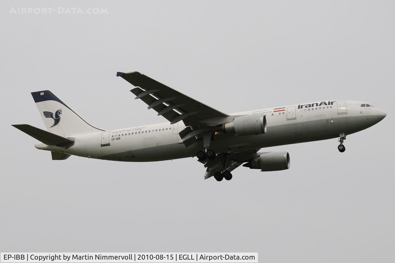 EP-IBB, 1994 Airbus A300B4-605R C/N 727, Iran Air