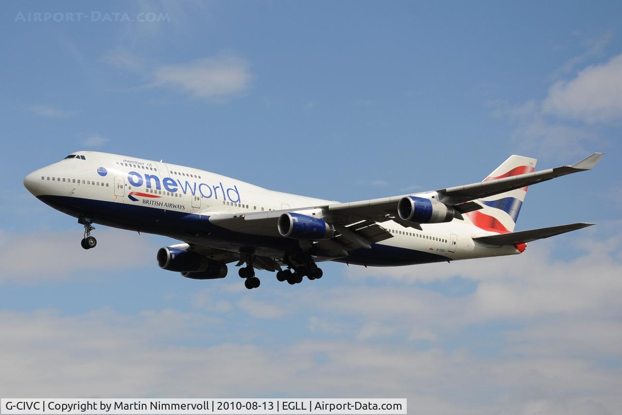 G-CIVC, 1994 Boeing 747-436 C/N 25812, British Airways
