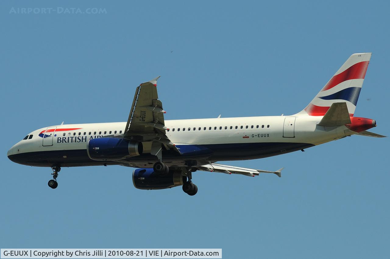 G-EUUX, 2008 Airbus A320-232 C/N 3550, British