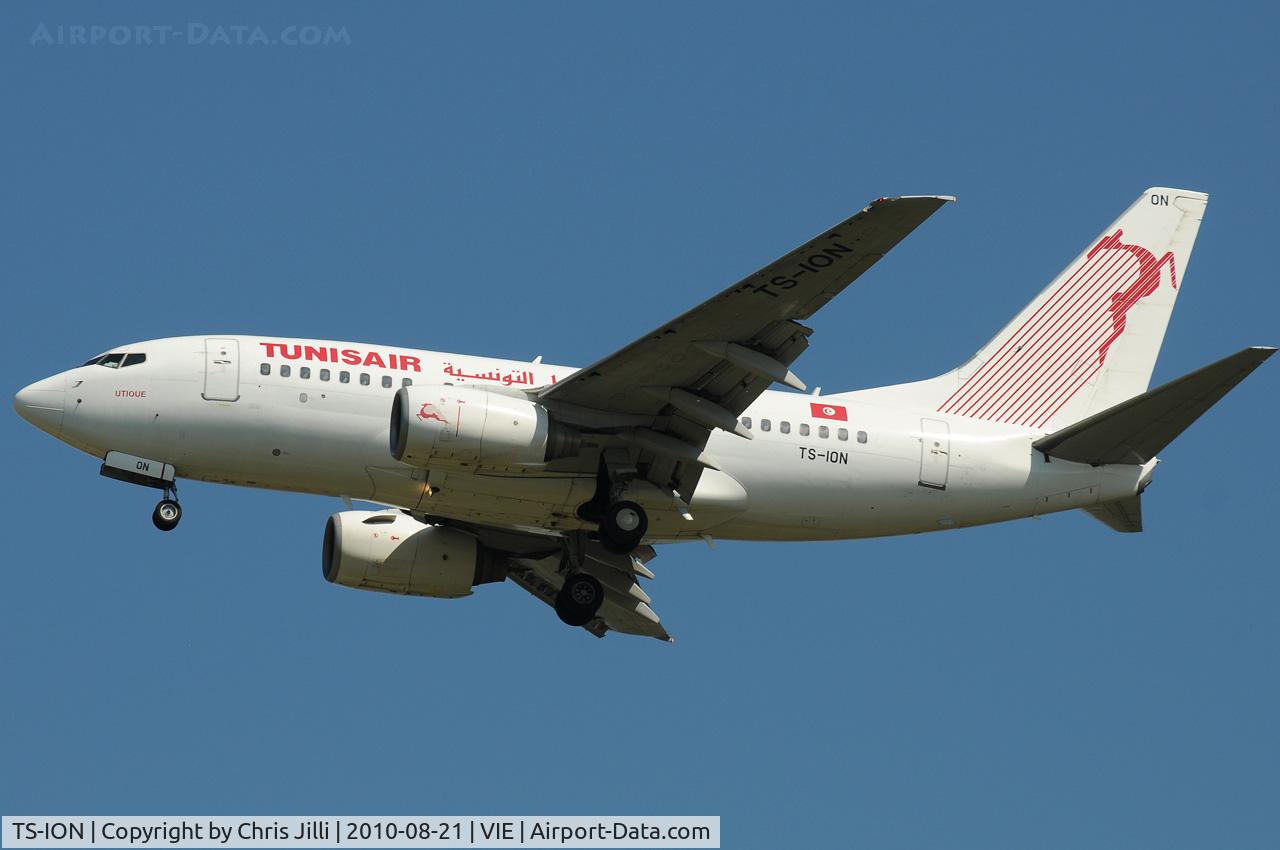 TS-ION, 2000 Boeing 737-6H3 C/N 29499, Tunis
