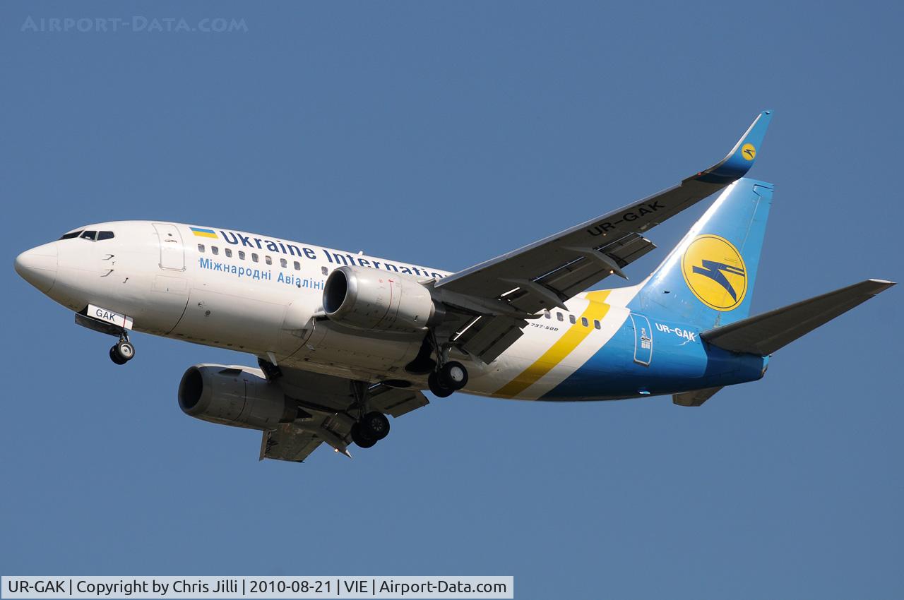 UR-GAK, 1992 Boeing 737-5Y0 C/N 26075, Ukraine International