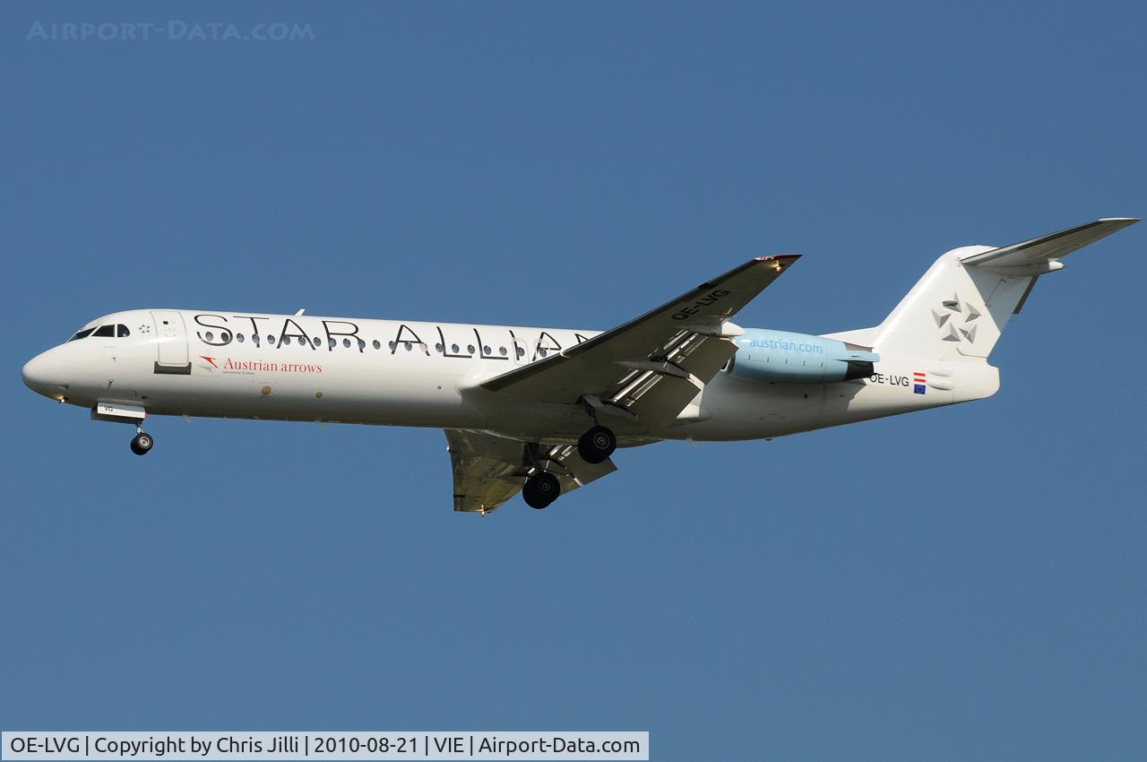 OE-LVG, 1994 Fokker 100 (F-28-0100) C/N 11520, Austrian