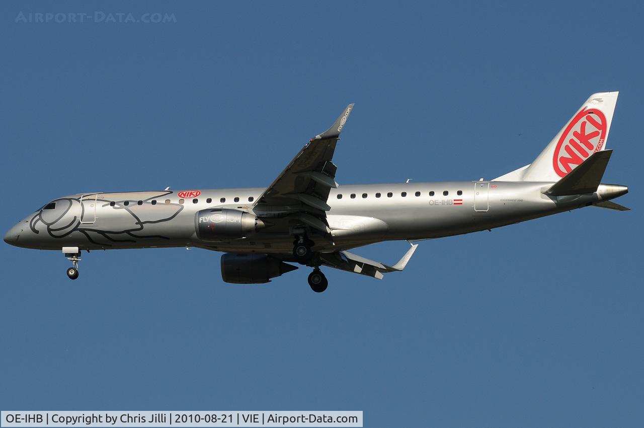 OE-IHB, 2009 Embraer 190LR (ERJ-190-100LR) C/N 19000294, NIKI