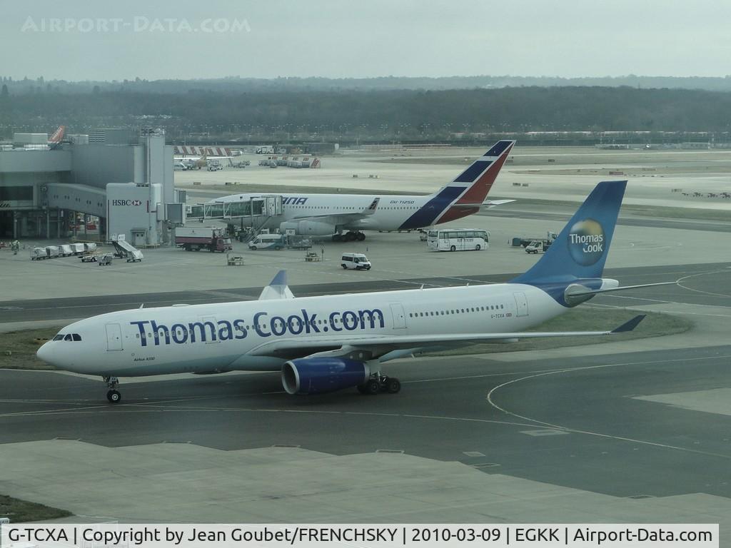 G-TCXA, 2006 Airbus A330-243 C/N 795, au roulage