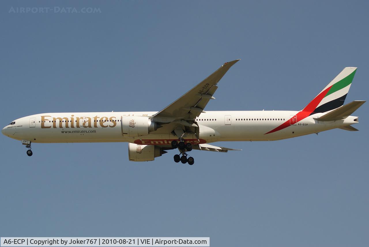 A6-ECP, 2009 Boeing 777-36N/ER C/N 37707, Emirates