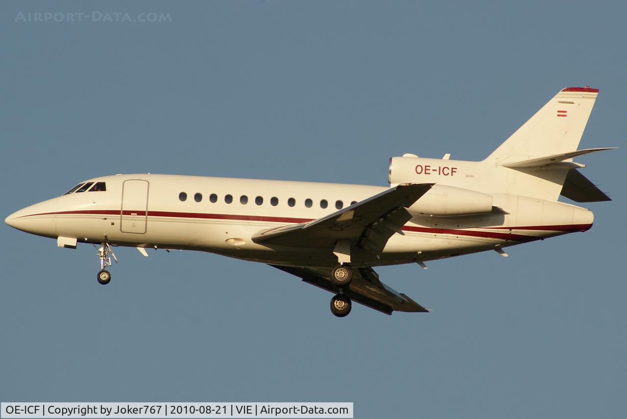 OE-ICF, 1987 Dassault Falcon 900 C/N 22, Private