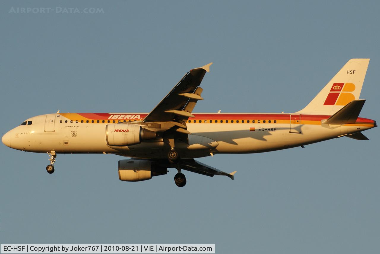 EC-HSF, 2000 Airbus A320-214 C/N 1255, Iberia