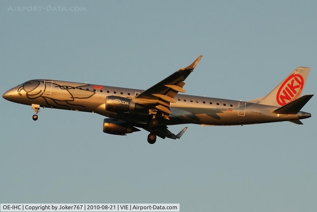 OE-IHC, 2010 Embraer 190LR (ERJ-190-100LR) C/N 19000349, NIKI