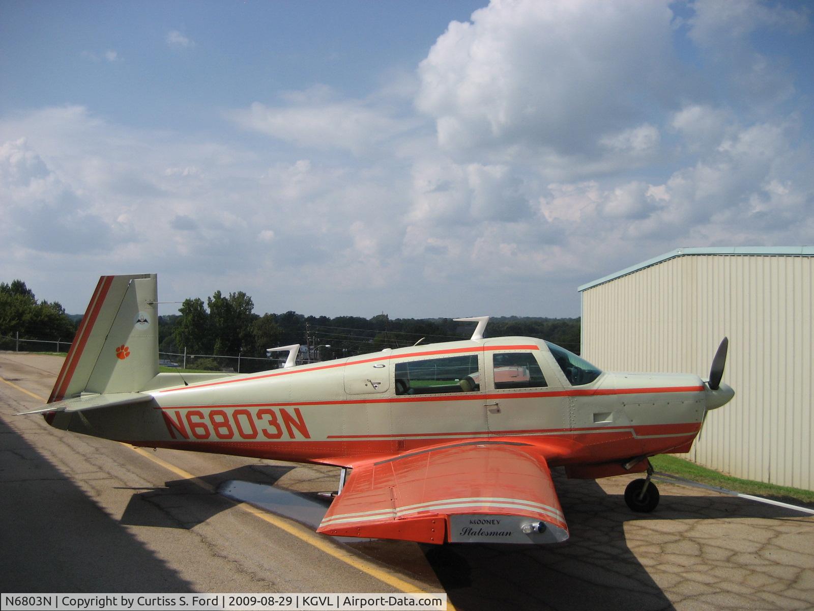 N6803N, 1968 Mooney M-20G Statesman C/N 680101, KGVL 2010