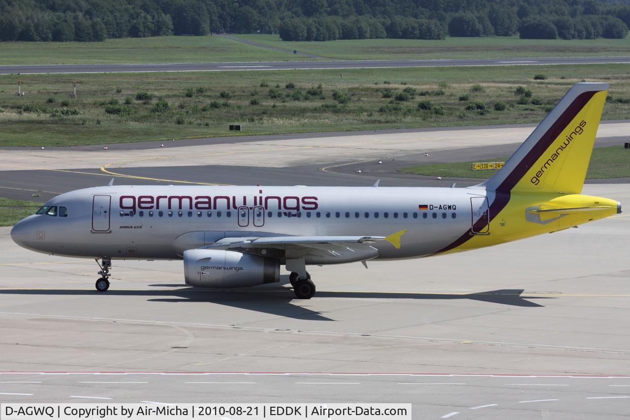 D-AGWQ, 2010 Airbus A319-132 C/N 4256, Germanwings, Airbus A319-132, CN: 4256