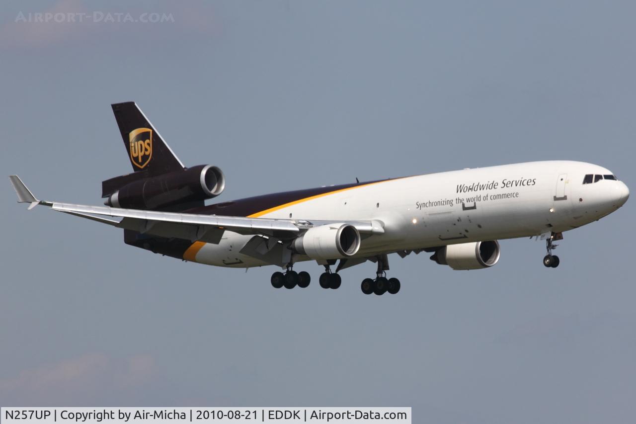 N257UP, 1992 McDonnell Douglas MD-11F C/N 48451, UPS, McDonnell Douglas MD-11F, CN: 48451/505