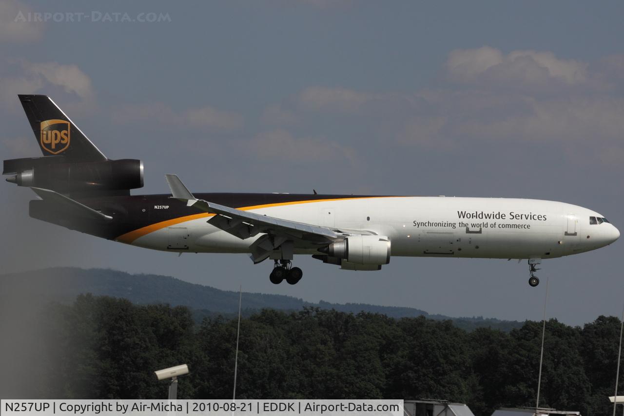 N257UP, 1992 McDonnell Douglas MD-11F C/N 48451, UPS, McDonnell Douglas MD-11F, CN: 48451/505